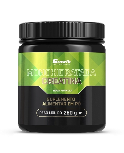 Creatina Monohidratada 250g - Growth Supplements (Verde)
